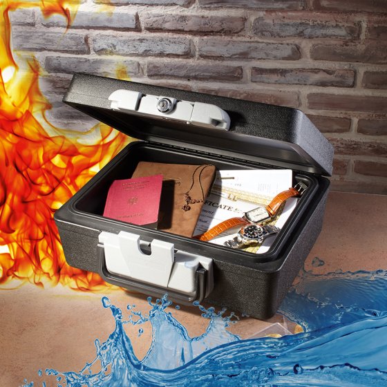 Brand- en waterdichte documentenbox 